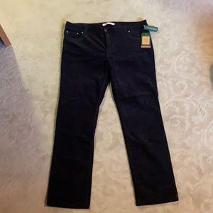 NWT black Woolrich corduroy slacks